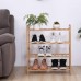 2 3 4 5 Tier Shoe Storage Racks Cabinet Shelf Wooden Stand Home Organizer Bamboo