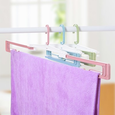 Folding Hanger Cloth Racks Portable Travel Hanger Racks Plastic Drying Racks